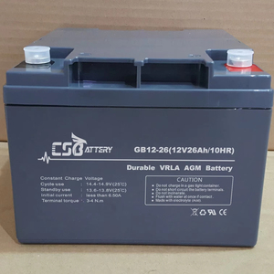 Csbattery 12V 26Ahソーラーシステム/鉛蓄電池/VRLA/<span class=keywords><strong>SLA</strong></span>/AGM/Alex用エネルギー蓄電池 - Product Image 1