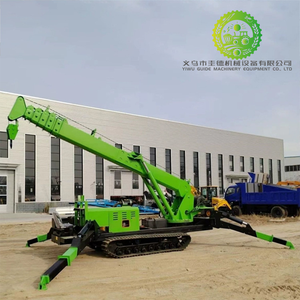 Remote kontrol teleskopik Boom Mini Spider Crane ponsel 1 Ton 3 Ton crawler Crane - Product Image 5