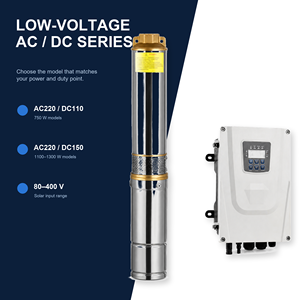 ปั๊มน้ำพลังงานแสงอาทิตย์ QY 750W ขนาด 3 นิ้ว ใบพัดสแตนเลส AC220V DC110V ระยะส่งน้ำ 80 เมตร อัตราการไหล 3.2 ลูกบาศก์เมตร/ชั่วโมง สำหรับการชลประทานทางการเกษตร - Product Image 6