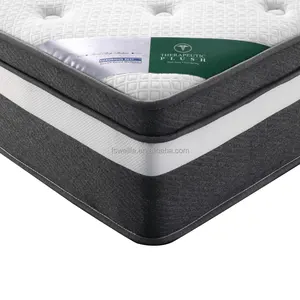 豪华顶级床垫价值记忆泡沫弹簧床垫睡眠良好床垫特大尺寸