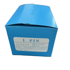 Vente en gros d'usine : Épingle de sécurité en plastique fin tressé en nylon en forme de I de 7 mm, épingle de fixation pour étiquette, pistolet à épingle, épingle blanche - Product Image 4
