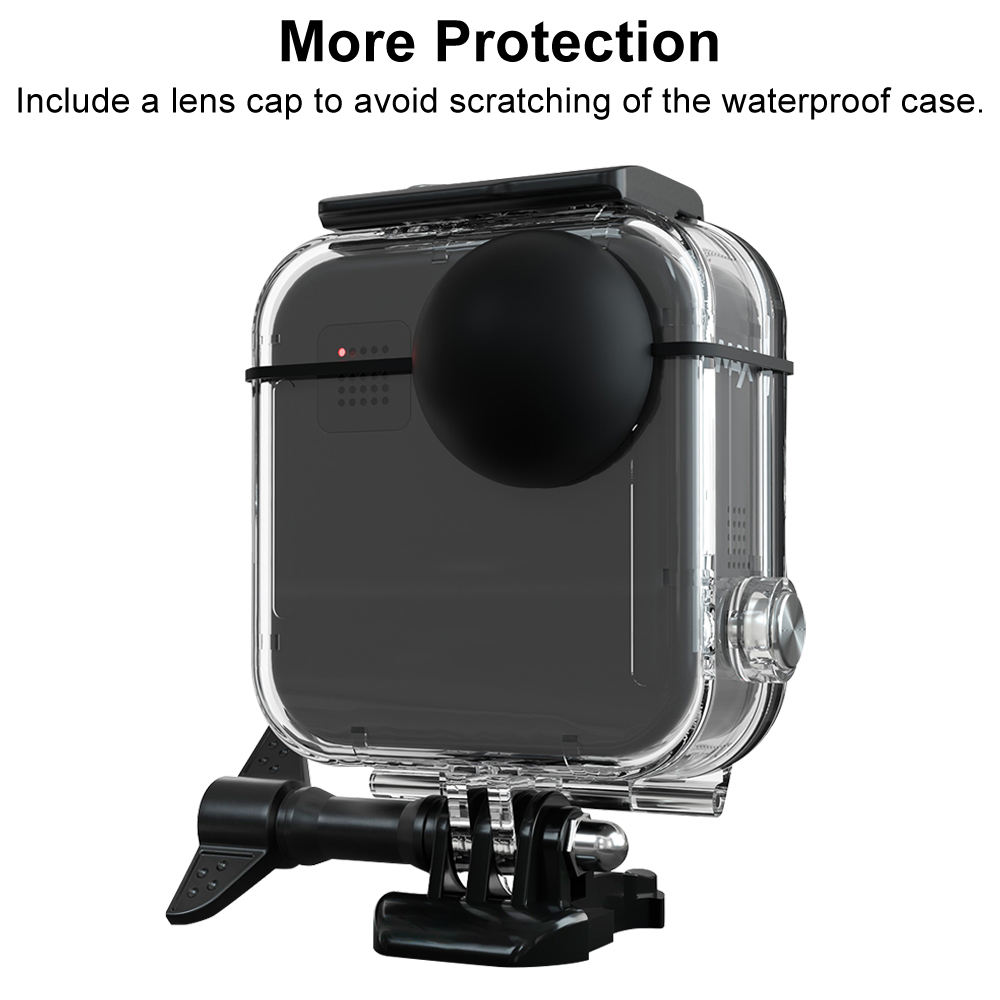 Waterproof Housing Case for Gopro Max Action Camera Diving Protective Shell Accessories
