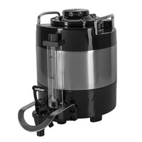Distributeur de boisson de café d'eau de thé de jus isolé par bureau commercial d'acier inoxydable