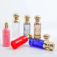 Atomizador de Perfume de Vidrio Cuadrado de Alta Calidad de 30ml 50ml, Botella Portátil de Aromaterapia para Viaje con Tapa de Corona y Serigrafía