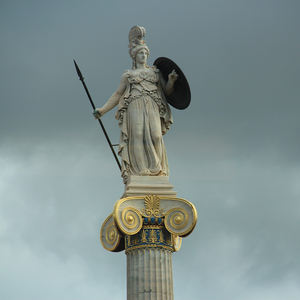 Statua <span class=keywords><strong>di</strong></span> Atena in Marmo Naturale Scolpito Mitologia Greca - Product Image 5