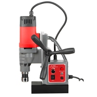 Perceuse magnétique à vitesse variable BAOJIE BJ-3800E, machine de perçage industrielle portable avec base magnétique robuste
