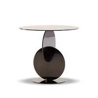 Petite table basse multifonctionnelle en acier inoxydable de luxe léger, style nordique moderne, design italien