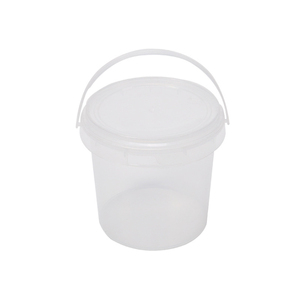 Secchiello Mini Trasparente in Plastica con Coperchio Sigillato, Contenitore Piccolo per Gelato, Bidoni e Barili - Product Image 4