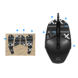 Miếng dán băng dán chuột cho chuột không dây Logitech G302 chống trượt da tự dính phụ kiện Chuột chơi game chống mồ hôi - Product Image 3