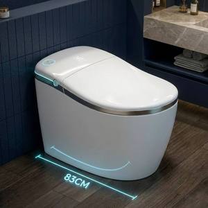 Toilette intelligente haut de gamme moderne avec télécommande, drainage automatique intelligent inclus, siège extra-large de 83 cm, modèle Se001 - Product Image 2