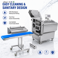 Machine de découpe de viande commerciale avec système de contrôle par écran tactile