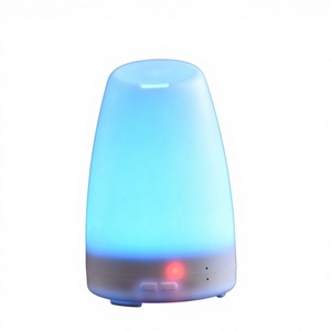 Diffuseur d'arômes ultrasonique Source 0,5 L blanc, type brume, à brancher, avec contrôle de la lumière et de la brume, pour la maison et le bureau - Product Image 1
