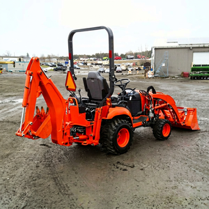 Mini-tracteur Kubota BX23S avec pelle rétrocaveuse et chargeur frontal tout-en-un, pompe hydraulique MOOG, capacité de charge nominale de 9 tonnes et moteur - Product Image 1