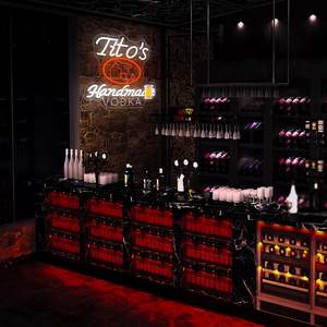 Letreros de neón de <span class=keywords><strong>Vodka</strong></span> hechos a mano para decoración de pared Letrero de neón regulable para hombre Cueva Luces de neón personalizadas - Product Image 4