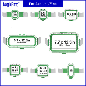 Bastidor de Bordado Magnético Mighty Hoop para Máquinas de Bordar de Cabezal Único <span class=keywords><strong>Janome</strong></span> <span class=keywords><strong>MB4</strong></span> MB-4S MB7 MB-7S Elna 940 970 - Product Image 2