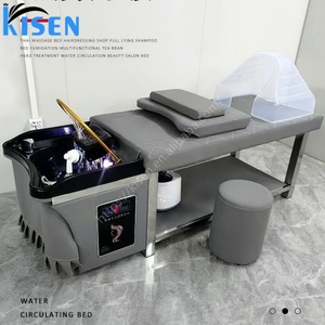Kisen Cama Moderna para Spa Capilar, Equipo de Salón, Muebles de Masaje, Mesa de Lavado de Cabello Tailandesa, Lavacabezas para Terapia Capilar, Cama de Champú - Product Image 2