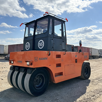 Compacteur pneumatique d'occasion Hamm GRW10, compacteur à pneus en caoutchouc Hamm GRW10 d'occasion pour la compactation des surfaces en asphalte routier