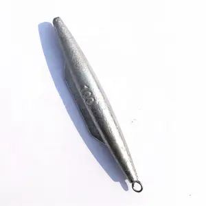 중국 100g 잠수함 수직 밥 낚시 용품 텅스텐 루야 낚시 웜 싱커 스트립 싱커 도매