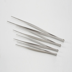 Pinces à dissection en acier inoxydable, pinces droites pointues, 125 mm à 200 mm, usage en laboratoire médical - Product Image 3