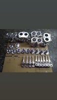 Pièces de fraisage CNC personnalisées de précision, anodisation, adaptateur de base de montage de broche en alliage d'aluminium