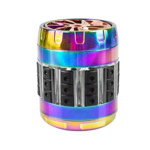 New Hot Sale 5 Layers 60mm Metal Manual <b>Herbs</b> High Quality Colorful <b>Herb</b> <b>Smoking</b> Grinder - Product Image 1