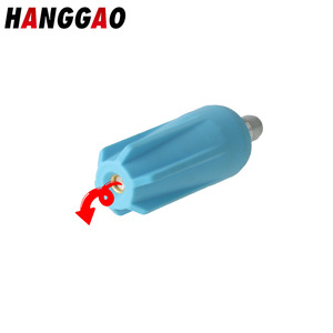Pistolet à eau haute pression Hanggao Rotary Lotus Nozzle 1/4 Quick Connect bleu pour lavage de voiture et usage domestique - Product Image 1