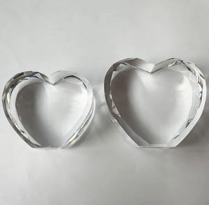 卸売 K9 クリスタルキューブ 2D/3D レーザー彫刻 クリスタルハート フォトフレーム 写真キューブ バレンタインデー 母の日ギフト - Product Image 2