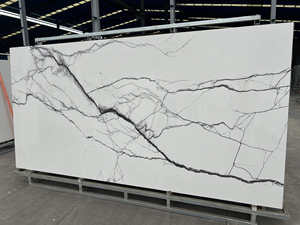 Baldosa de baño de alta calidad/azulejo de pared losa de <span class=keywords><strong>piedra</strong></span> sinterizada 1600*3200 <span class=keywords><strong>piedra</strong></span> sinterizada brillante - Product Image 5