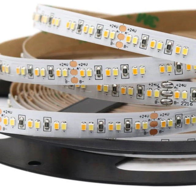 Professional Manufacturer 2216 LED Light Strip Ra90 DC24V Used in Hotel Shopping Malls Kitchen Illumination