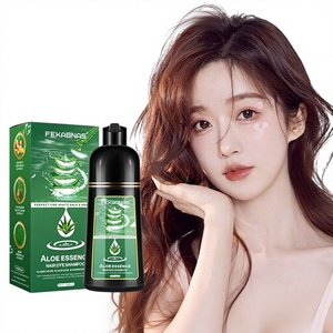 Nouvelle Mousse Colorante Capillaire Transfrontalière à l'Emballage Anglais - Semi-Permanente Végétale, Facile à Rincer, Couverture des Cheveux Gris, Application Directe sur les Cheveux - Product Image 1