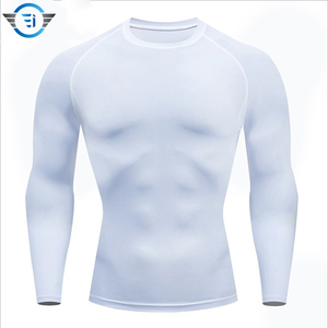 Camisas de compresión de secado rápido de manga larga para hombre con estampado de sublimación No Gi Protection Shirt - Product Image 6