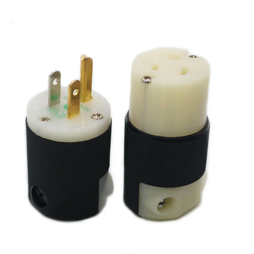 US Version 3-poliger Anschluss YIVO XSSH Audio HIFI DIY AC 15A 250V Krankenhaus beschichtung Gold-und Rhodium-Netz stecker für Kabel