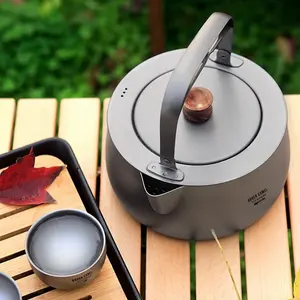 Reisaccessoires Camping Titanium Ketel Outdoor Thee Waterkoker Tafelgerei Pot Levert Toeristische Gerechten Wandelen Koken Equipm