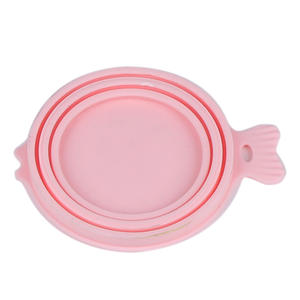 Tapa Reutilizable de Silicona para Latas de Comida para Mascotas, con Forma de Pez, de Grado Alimenticio, Inodora y Segura para Mascotas - Product Image 2