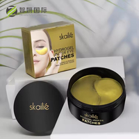 Masque pour les yeux personnalisé en or 24K, soins de la peau coréens, patch hydrogel éclaircissant, patchs de gel de beauté pour les cernes