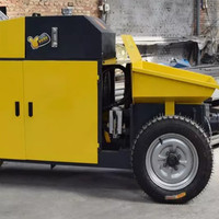 Mini Bomba de Concreto Eléctrica Pioneer 10 M3/h con Motor de 15kw y Alcance Vertical de 30m para Proyectos de Construcción