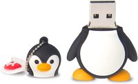 Gitra Animaux Clés USB 2.0 Clés USB 64gb 128gb Pvc Cartoon Penguin Usb Flash Memorias 3.0 Usb Stick Cadeaux pour Zoo