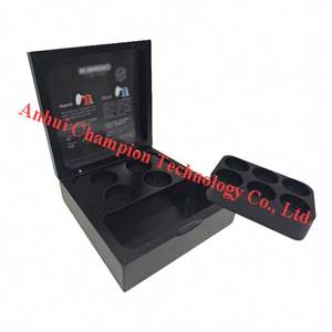 Minimalist <b>Coffee</b> Box 4 Slots Wooden Seamless Joints - Product Image 3