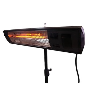Chauffe-soleil infrarouge portable pliable 1500W IP65 étanche pour extérieur, jardin, balcon, avec télécommande tactile, en fibre de carbone - Product Image 4