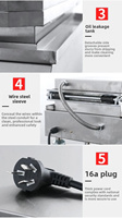 Machine professionnelle électrique japonaise pour gâteaux aux fruits de mer et fossilisés, presse à tako senbei, gril à crêpes de crevettes, poulpes et calamars