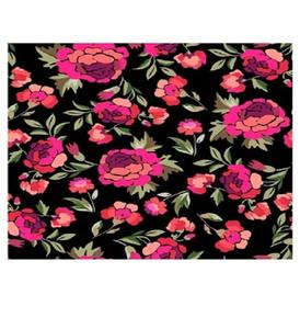 Tissu imprimé ethnique pour vêtements féminins, tissu organza imprimé floral personnalisé 100 GSM pour la couture et la confection de vêtements - Product Image 4