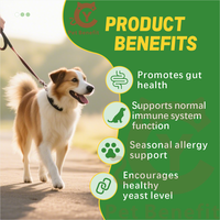 Probiotiques pour chiens 20 milliards d'UFC, complément pour la santé intestinale, 6 souches, équilibre la flore intestinale, pour estomacs sensibles, sans céréales, absorption rapide