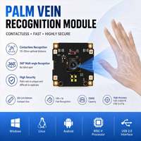 Module de scanner de reconnaissance veineuse palmaire 1080P FAR 0,00001% <0,1s USB Type-C UART/RS232 avec SDK Android Windows Linux pour paiement