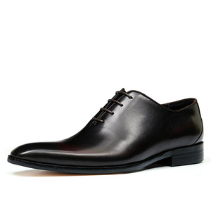 High-quality comfortable versatile Oxford shoes made of genuine leather, handcrafted, British business formal pointed-<b>toe</b> shoes - Product Image 5