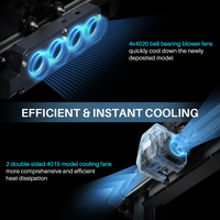 Printer 3D Neptune 4 daya tingkat Desktop presisi tinggi mainan tangan kelas otomatis mendukung bahan PLA tempat tidur aluminium panas
