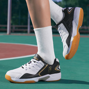 Nuovo arrivo OEM ergonomia Casual Sport all'aria aperta Padel Pickleball <span class=keywords><strong>scarpe</strong></span> <span class=keywords><strong>da</strong></span> Tennis uomo donna bassa MOQ maglia gomma <span class=keywords><strong>pallavolo</strong></span> autunnale - Product Image 4