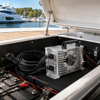 Chargeur de batterie au plomb ZCH-2 13,6 V 40 A 544 W pour batterie auxiliaire marine, de camping-car et équipement personnalisé