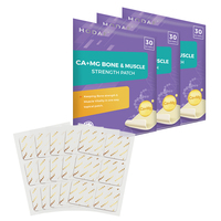 Patchs personnalisés de supplément de vitamine D Mg Ca pour la force musculaire osseuse autocollant de magnésium transdermique plâtre calcique