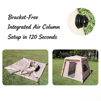 Tente gonflable entièrement automatique pour le camping, imperméable, en tissu Oxford renforcé et épaissi, portable, pour la famille, 4 saisons, grande taille