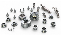 Composants usinés CNC de précision, pièces de machines industrielles personnalisées en aluminium et en acier inoxydable